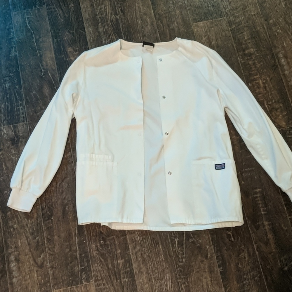 White Scrub Jacket
